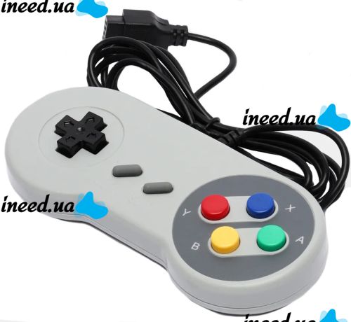 Портативная игровая ретро приставка Dendy 620 игр Денди 8 Bit Super Mini SFC, Детская консоль 8 бит с двумя джойстиками и встроенными играми Серая