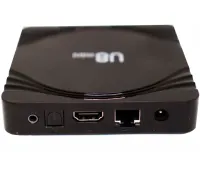Смарт приставка Smart TV Box U8 Mini 4Gb/32GB Android с пультом, ТВ медиаплеер 4K Андроид со встроенным Wi-Fi модулем для телевизора Черная