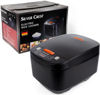 Электрическая рисоварка Silver Crest TK-208 на 5 л 10 программ 900W керамическая мультиварка с сенсорным дисплеем, таймером и автоподогревом AT-M7