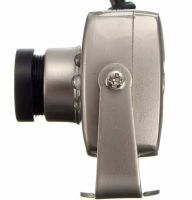 Аналоговая проводная мини камера видеонаблюдения Orient 208C 380TVL 3.6мм, Портативная видеокамера ночного видения PAL/NTSC CS-300N Серебристая