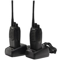 Комплект из двух раций Baofeng BF-888S на 16 каналов до 5 км, Радиостанция на 2 двухдиапазонные рации на 1500 мАч со встроенным FM рация