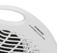Электрический тепловентилятор Domotec MS-5902 2000W дуйка 3 режима с ручкой, напольный обогреватель Домотек MS5902 2000 Вт на 22 кв.м. Белый