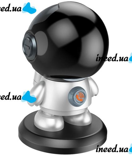 Wireless Baby Monitor Wi-Fi IP Surveillance Camera ESCAM PT302 Cosmonaut with Motion Sensor and Call Function, Rotary Baby Monitor 2K Gray