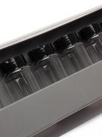 Подвесной органайзер для специй Joseph Joseph Spice Rack 85147 7 банок, Навесная полка для приправ, Набор баночек для сыпучих продуктов в холодильник
