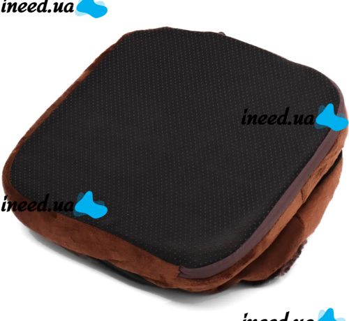 Вибромассажер-грелка для ног Supretto Warm Massager 2 в 1 электрическая грелка с подогревом, вибро массажер для ступней, электрогрелка с застежкой