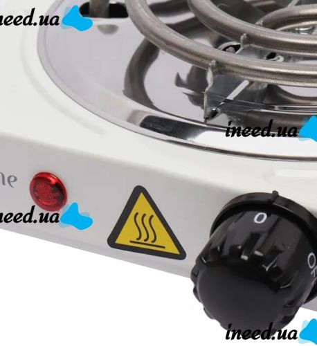 Электрическая настольная спиральная плита на одну конфорку Hot Plate JX-1010B 1000W, Одноконфорочная электроплита 1000Вт с термостатом на 5 положений