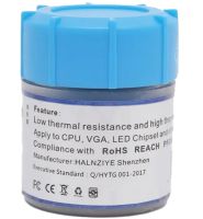 Универсальная силиконовая термопаста Thermal Grease HY-510 30г для видеокарты и процессора термопроводная смазка для улучшения передачи тепла Серая