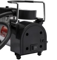 Автокомпрессор от прикуривателя Аir pump HS-208 965кПа для накачки шин 140PSI 10Amp Автомобильный компрессор насос для подкачки колес машины Черный