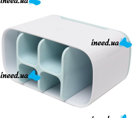 Настольная подставка органайзер Large Toothbrush Caddy для зубных щеток и пасты на 6 отсеков, Держатель зубной щетки Joseph для ванной комнаты Белый