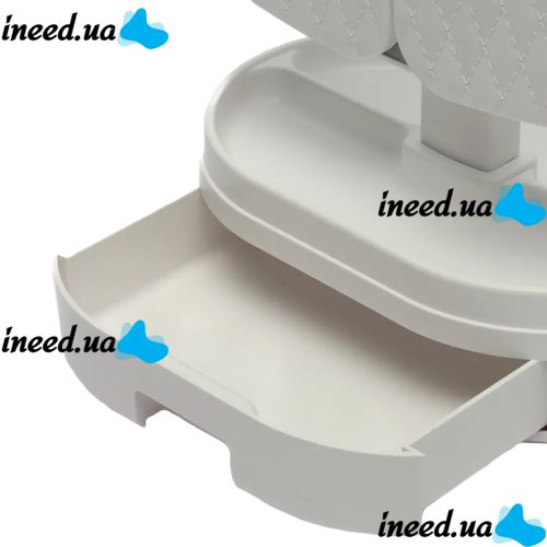 Настольное тройное зеркало Led Lighted WX-810 с подсветкой и органайзером для хранения косметики, Косметическое аккумуляторное зеркало с увеличением