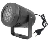 Новогодний лазерный проектор Led Projection Light 1367-3 на 16 рисунков, Настенный вращающийся проектор подсветка с кронштейном для дома Черный