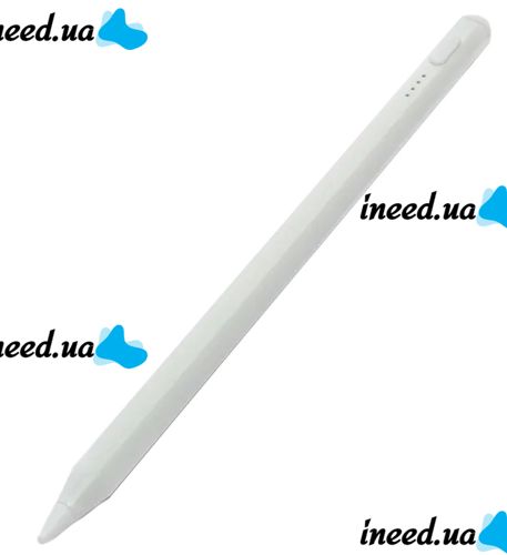 Универсальный стилус Stylus Pen JT19 для письма и рисования Android iPad IOS, Активный стилус-ручка для телефона и планшета с 2 наконечниками Белый