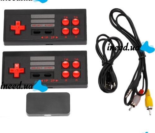 Игровая приставка 8bit U-BOX EXTREME Mini Game Box AHH-07 620 игр с 2 беспроводными джойстиками Портативная консоль 8 бит с встроенными играми D600