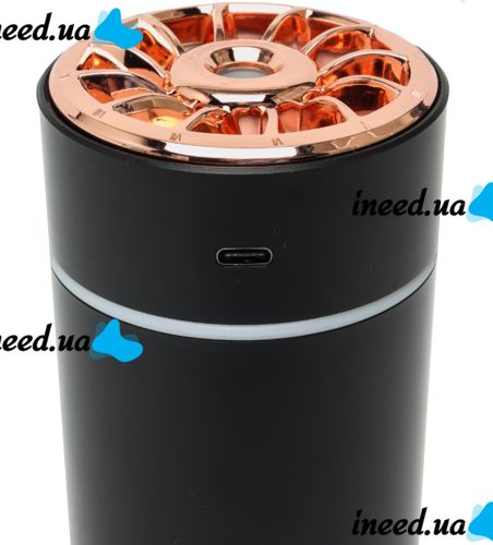 Беспроводной автомобильный увлажнитель воздуха Aroma Humidiifer H20 с RGB подсветкой, Аккумуляторный аромадиффузор USB HP227 в авто и для дома