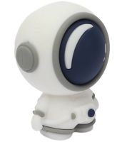 Акумуляторний зволожувач повітря нічник Space Capsule Humidifier MJ046 Ракета з астронавтом 1200 mAh з LED підсвічуванням Аромадифузор AND-9-20 Білий