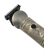 Профессиональная беспроводная машинка VGR V-962 для стрижки волос 5W, Аккумуляторный триммер бритва для окантовки бороды и усов для мужчин Золотой