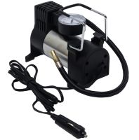 Автокомпрессор от прикуривателя Аir pump HS-208 965кПа для накачки шин 140PSI 10Amp Автомобильный компрессор насос для подкачки колес машины Черный