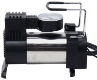 Автокомпрессор от прикуривателя Аir pump HS-208 965кПа для накачки шин 140PSI 10Amp Автомобильный компрессор насос для подкачки колес машины Черный