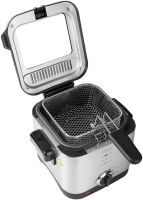 Fryer Crownberg CB-5542 for 1.5 liters 1200 W kitchen device with removable bowl for cooking and frying fries, nuggets