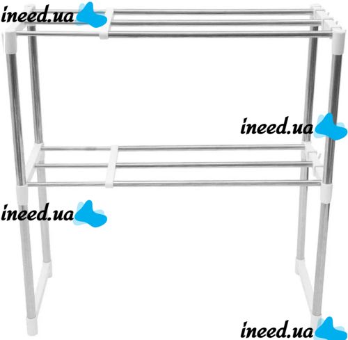 Полка стеллаж для микроволновки Multifunctional storage rack NJ-452 настольный кухонный органайзер для микроволновой СВЧ-печи, полка-органайзер