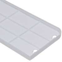 Настенная самоклеящаяся полка органайзер Человечки Storage Shelf AND XL-941 для ванной комнаты, Прямая подвесная полочка для принадлежностей Белая