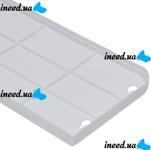 Настенная самоклеящаяся полка органайзер Человечки Storage Shelf AND XL-941 для ванной комнаты, Прямая подвесная полочка для принадлежностей Белая