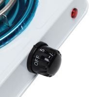 Электрическая настольная спиральная плита на одну конфорку Domotec MS-5801 1000W, Одноконфорочная электроплита 1000Вт с термостатом на 5 положений