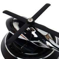 Car Fragrance Helicopter Solar Powered Xiamen KTP030 10ml , Car Air Freshener with Rotating Blades from the Sun Black