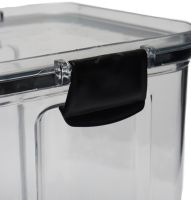 Набор контейнеров для сыпучих Food Storage Container Set 8 емкостей, прозрачные органайзеры, баночки для хранения пищевых продуктов, круп с крышками
