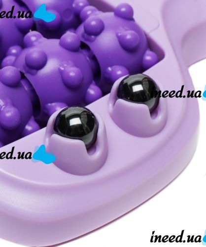 Роликовый массажер для ног Cat Claw Style Foot Massager рефлексотерапевтический для массажа стоп с магнитными шариками для снятия стресса и усталости