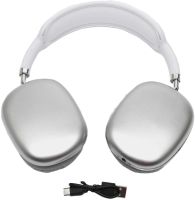 Overhead Wireless Bluetooth Headphones Macaron P9 Max with Aux, Full-size Bluetooth Stereo Headphones with microSD Memory Card Slot, TF Card White