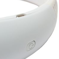 Беспроводной мини вентилятор на шею Bladeless neck cooler VT-1010 3 скорости, Шейный аккумуляторный охладитель A206 3 уровня обдува от USB Белый