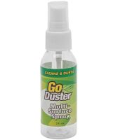 Вращающаяся электрощетка Go Duster для удаления пыли 3 насадки Щетка метелка для профессиональной уборки на батарейках с насадками Гоу Дастер Зеленая