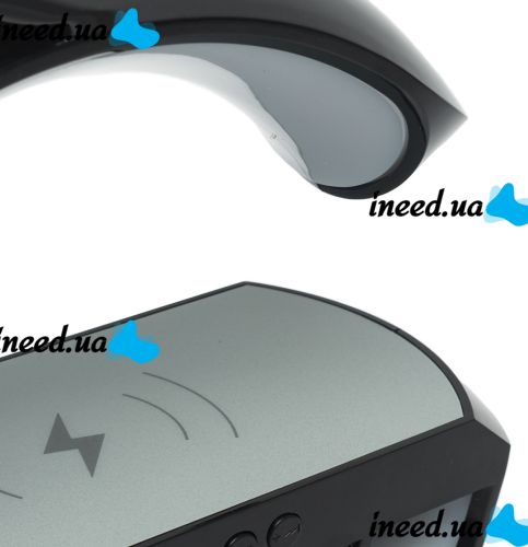 Настольная смарт лампа ночник 4 В 1 RGB BT-3401 аккумуляторный с беспроводной зарядкой 15W и Bluetooth колонкой, Световая звуковая колонка Черная
