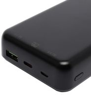 Внешний аккумулятор с быстрой зарядкой Power Bank Hoco J87A 20000mAh PD20W+QC3.0(22.5W), Портативная батарея повербанк Хоко с выходом Type-C Черный