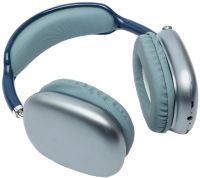 Накладные беспроводные наушники Bluetooth Macaron P9 Max с Aux, Полноразмерные блютуз стереонаушники со слотом карты памяти MicroSD, TF Card Синие