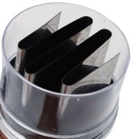 Ручной пресс измельчитель Onion Vegetable Food Chopper SF-462 для измельчения лука и чеснока с крышкой, Чеснокодавка чоппер из нержавеющей стали