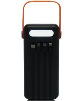 Портативное зарядное устройство Power Bank Voltronic YM635DX 30000mAh с солнечной панелью и фонариком Solar Внешний аккумулятор повербанк для зарядки