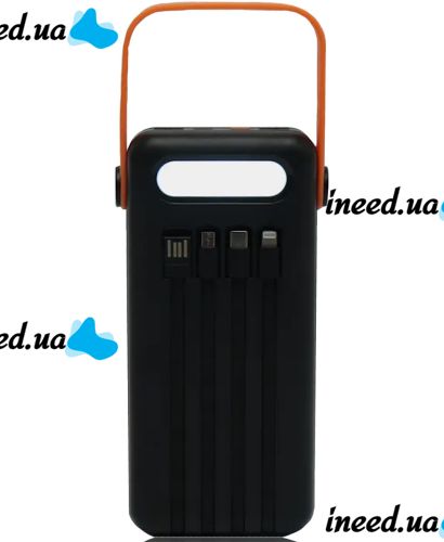 Portable Charger Power Bank Voltronic YM-635CX 50000mAh with Solar Panel and Solar Flashlight External Battery Powerbank for Charging