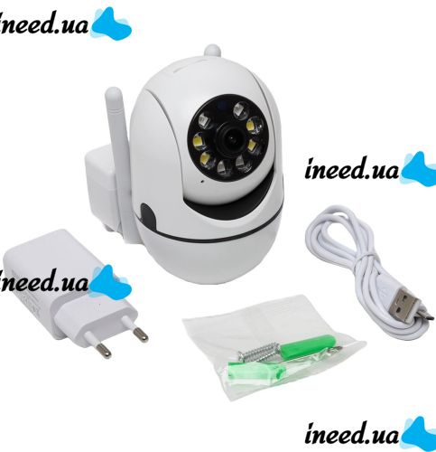 Уличная беспроводная 360 IP камера видеонаблюдения XY-3120SZ 2mp, Поворотная наружная Wi-Fi камера с ИК-подсветкой и датчиком движения XY-3120 Белая