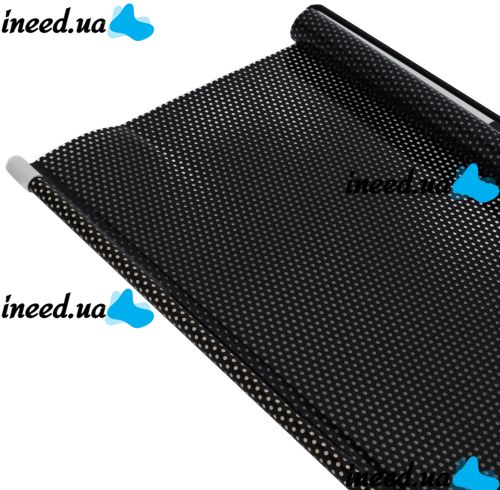 Солнцезащитная рулонная шторка козырек RolerProtect 40x125 см на колесиках для спальни и автомобиля, Автомобильные жалюзи роллет на окна Черная