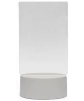 Светящаяся доска светильник для заметок 3D Creative Visualization lamp с подсветкой 3 режима с меловым маркером, Ночник для рисования Белый