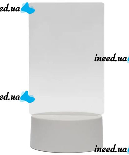 Светящаяся доска светильник для заметок 3D Creative Visualization lamp с подсветкой 3 режима с меловым маркером, Ночник для рисования Белый