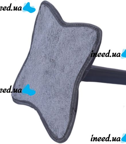 Четырехугольная сменная насадка запаска для квадратной швабры Triangle Spin Mop 24x24 см, Дополнительная квадратная Клевер для мытья и уборки пола