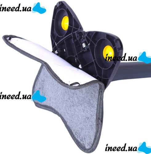 Четырехугольная сменная насадка запаска для квадратной швабры Triangle Spin Mop 24x24 см, Дополнительная квадратная Клевер для мытья и уборки пола