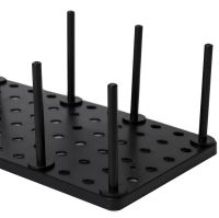 Раздвижной кухонный держатель сушилка Drawer Organizer LY-308 для сушки посуды и крышек на мойку, Телескопическая подставка для тарелок MAG-743