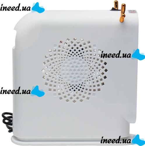 Напольный спиральный обогреватель тепловентилятор Voltronic JIEBO-N8 500W с рожками оленя, Переносной настольный электрообогреватель Deer Белый