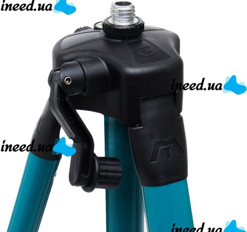 Строительный телескопический штатив тренога для нивелира 44-120 см NeroFF NF12SM 5/8 держатель подставка 1200 мм для лазерного уровня в чехле Синий
