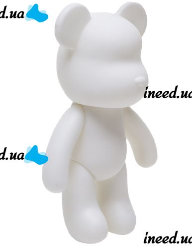 Флюидный мишка сделай сам DIY Creative Fluid Bear 23 см с красками 3 шт Набор раскраска игрушка медвежонок для творчества Виниловый медведь флюид-арт