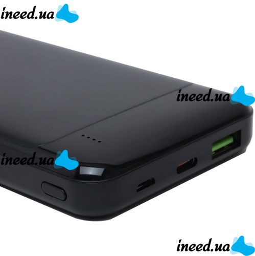 Внешний аккумулятор повербанк Power Bank Borofone BJ19A 20000mAh PD20W+QC3.0 с быстрой зарядкой, Портативное зарядное устройство батарея 2 выхода